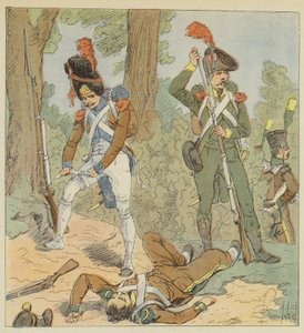 Italienske tropper, Legion piemontaise, Kampinfanteri, 1806, Legion italique, 1800