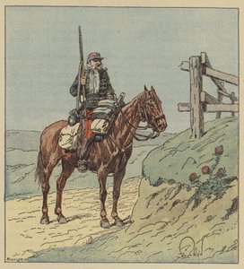 6. husarkrydser af after Louis Charles Bombled