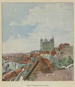 Udsigt over Antananarivo, taget fra syd af after Louis Charles Bombled