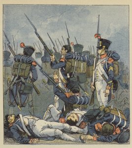 Wagram blev citeret for ham som en blodig kamp af after Louis Charles Bombled