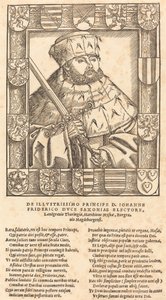 Johannes Frederik den Storsindede, i valgmandsklæder af after Lucas Cranach the Younger