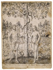 Menneskets fald af after Lucas Cranach the Younger