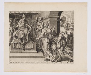 David bringer Saul gaverne fra sin far af after Maarten van Heemskerck