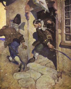 Illustration til Treasure Island