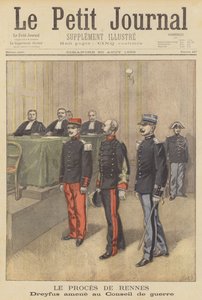 Alfred Dreyfus stillet for sin anden krigsret i Rennes