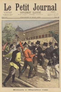 Kamp på stedet for den russiske pavillon til udstillingen i 1900 i Paris