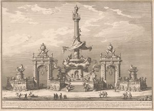 Seconda Macchina for Chinea af 1752: The Banket of the Gods i Villa Carl