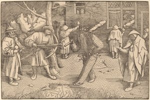 Maskeraden af Ourson og Valentin af after Pieter Bruegel the Elder