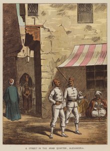 En gade i det arabiske kvarter, Alexandria