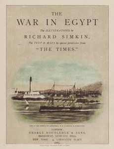 Titelsideillustration til krigen i Egypten