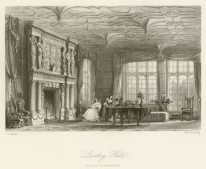 Loseley Hall, interiør i tegnestuen