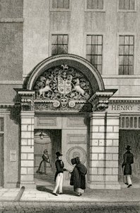 Barber Surgeons Hall, Monkwell Street, 1830