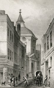 Physicians College, Warwick Lane, 1830