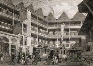 The Old Bull and Mouth Inn, St Martins-le-Grand, 1831