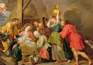 Tilbedelse af Magi af after Veronese