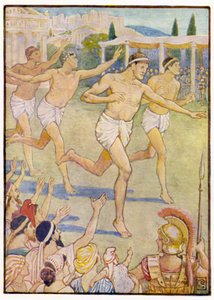 I de tidligste tider var et simpelt fodløb den eneste begivenhed af after Walter Crane