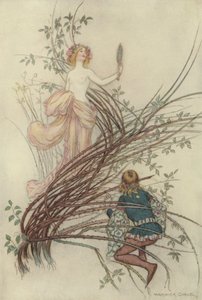 Geoffrey Chaucer, digt af after Warwick Goble