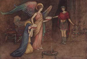 Geoffrey Chaucer, The Second Nons Tale af after Warwick Goble