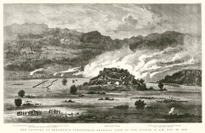 Capture of Sekukunis Stronghold, overblik over angrebet, kl. 10, 28. november 1879