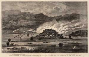 Indtagelsen af Sekukunis fæstning, generel oversigt over angrebet, kl. 10 om morgenen den 28. november 1879