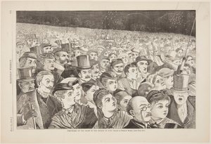 Fyrværker om natten til den fjerde juli af Winslow Homer
