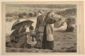 På stranden ved Long Branch – Børnetiden af Winslow Homer