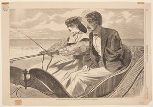 Vores vandingssteder - Det tomme ærme i Newport af Winslow Homer