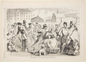 Skøjteløb i Boston af Winslow Homer