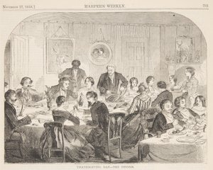 Thanksgiving Day – Middagen af Winslow Homer