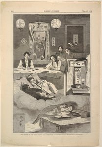 Kineserne i New York – Scene i et Baxter Street Club-House af Winslow Homer