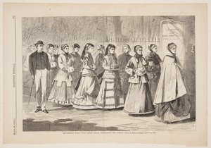 The Morning Walk – Unge Damers Skole, der promenerer på Avenue af Winslow Homer