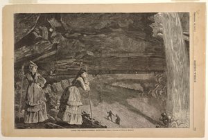Under vandfaldet, Catskill-bjergene af Winslow Homer