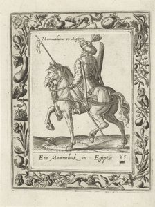 Mamluk til hest af anonymous (attributed to)