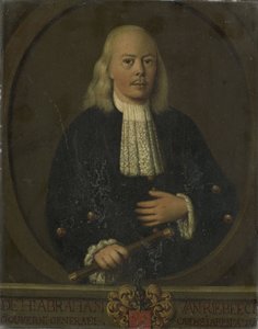 Portræt af Abraham van Riebeeck, generalguvernør i Hollandsk Ostindien