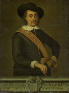 Portræt af Cornelis van der Lijn, generalguvernør i Hollandsk Ostindien