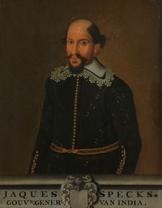 Portræt af Jacques Specx, generalguvernør i Hollandsk Ostindien