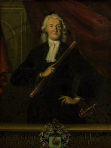 Portræt af Mattheus de Haan, generalguvernør i Hollandsk Ostindien
