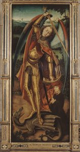 Fransk: Saint Michel terrassant le dragon af anonymous 