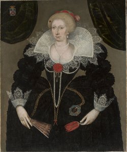Portræt af Susanne le Royer de Brisolliéres af anonymous 