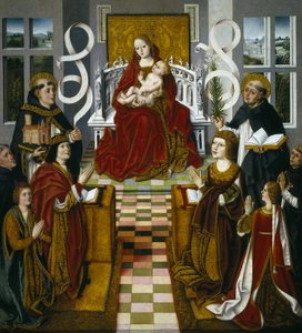 Spansk:  La Virgen de los Reyes Católicos Madonna af de katolske monarker af anonymous 