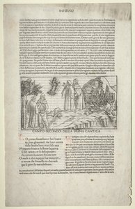 Dante og Virgil med Beatrices syn af attributed to Baccio Baldini (Italian, c. 1436 1487)