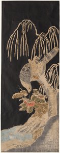 Falk på pil af attributed to Isoda Koryūsai