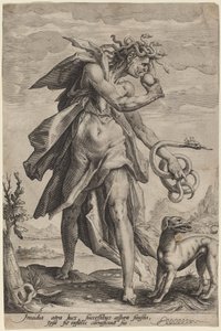 Misundelse af attributed to Jacob Matham, after Hendrik Goltzius