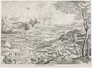 De store landskaber: Rural Solicitus af attributed to Jan van Doetechum