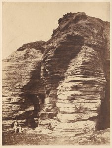 Klipper ved Livermead nær Torquay (England) af attributed to John Dillwyn Llewelyn