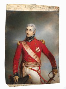 Portræt af Arthur Wellesley, senere 1. hertug af Wellington af attributed to John Wright