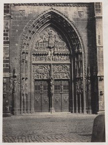 Indgang, St. Lorenz-katedralen, Nürnberg af attributed to Schrag