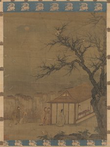 At lytte til Qin af attributed to Tang Yin