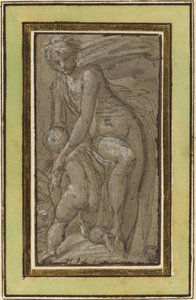 Nøgen med Putto af called Bertoia Jacopo Zanguidi