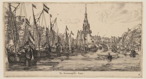 De Roowaensche Kaey, fra Views of Amsterdam